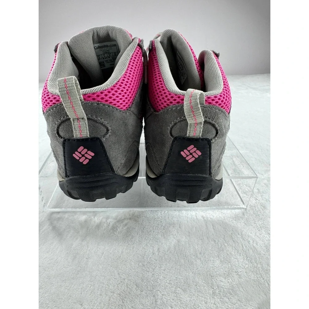 Columbia Access Point Hiking Boots Womens 5 Pink Multi Waterproof Techlite Shoes